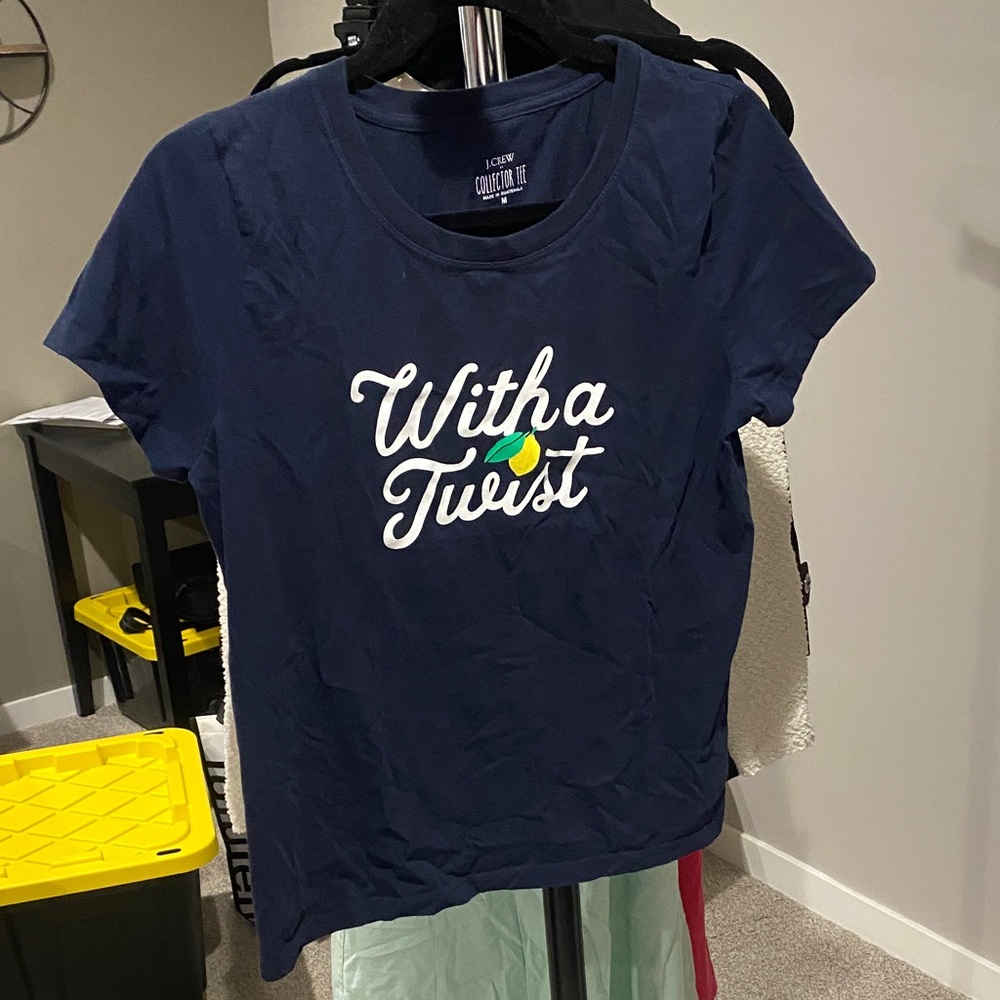 J. Crew Black Collector Tee